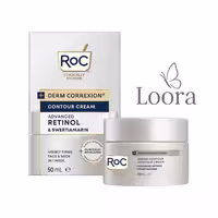 کرم رتینول ضد چروک و فرم‌دهنده صورت و گردن RoC مدل Derm Correxion