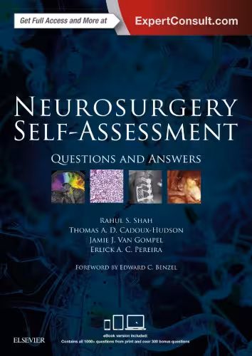 خرید و دانلود نسخه کامل کتاب Neurosurgery Self-Assessment Questions and Answers