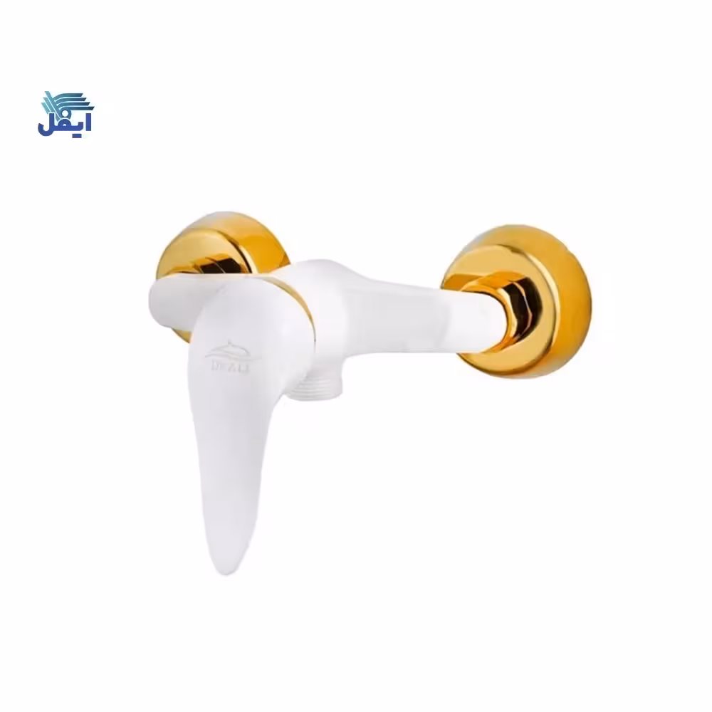 شیر توالت مدل اردکی سفید طلا