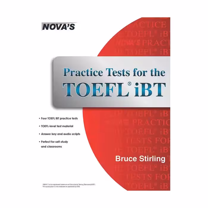 کتاب NOVA’S Practice Tests for the TOEFL iBT برای آزمون تافل