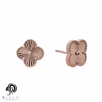 گوشواره نقره زنانه ونکلیف میخی مدل EE T22 R