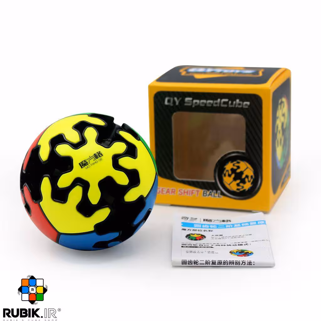 روبیک گییر دنده ای 2×2 کای وای توپی مشکی