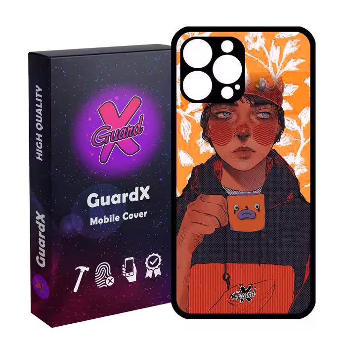 کاور گارد ایکس طرح Girl مدل Glass10319 مناسب برای گوشی موبایل اپل iPhone 13 Pro Max