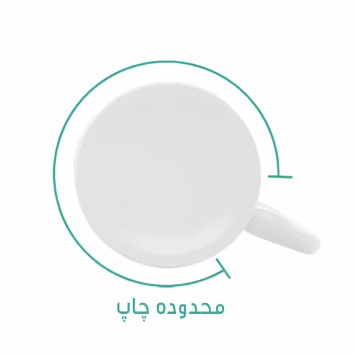 ماگ لاژید مدل اسم آیناز طرح استیکر دخترونه