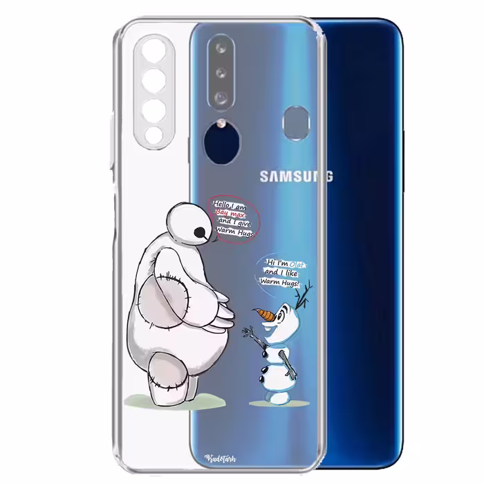 کاور طرح Olaf &amp; Baymax مناسب برای گوشی موبایل سامسونگ Galaxy A20S 