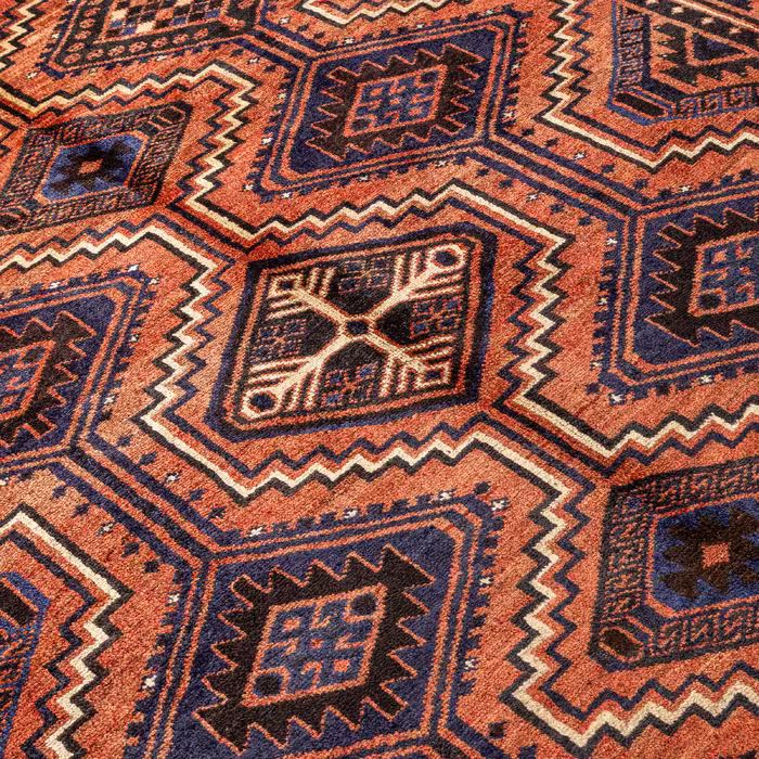 فرش دستبافت شش و نیم متری مدل لری اولاد کد 48.2583