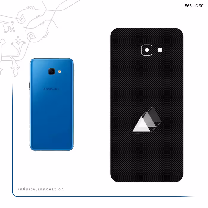 برچسب پوششی ماهوت مدل Minimal 3 Triangle Icon مناسب برای گوشی موبایل سامسونگ Galaxy J4 Core