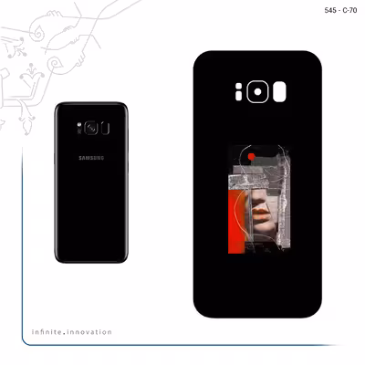 برچسب پوششی ماهوت مدل Collage of Mouth مناسب برای گوشی موبایل سامسونگ Galaxy S8 Plus