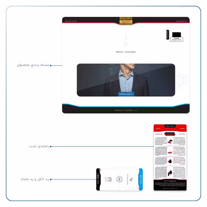 برچسب پوششی ماهوت مدل Jeff Bezos مناسب برای تبلت هوآوی Matepad 10.4 2020 BAH3-L09