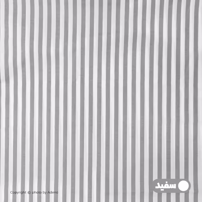 ملحفه آدنو مدل راه راه کد IR90 یک نفره سایز 120x200 سانتی متر