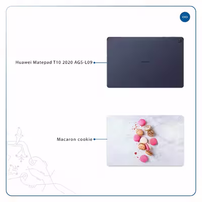 برچسب پوششی ماهوت مدل Macaron cookie مناسب برای تبلت هوآوی Matepad T10 2020 AGS-L09