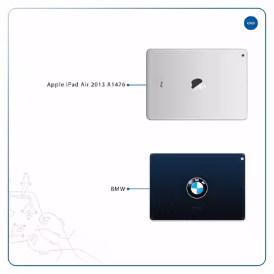 برچسب پوششی ماهوت مدل BMW مناسب برای تبلت اپل iPad Air 2013 A1476