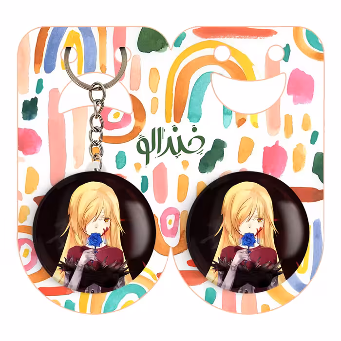 پیکسل خندالو مدل شینوبو اوشینو انیمه مونوگاتاری کد 16213 به همراه جاکلیدی