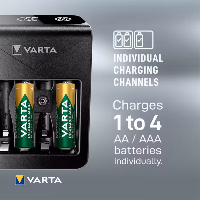 شارژر باتری وارتا مدل LCD PLUG CHARGER