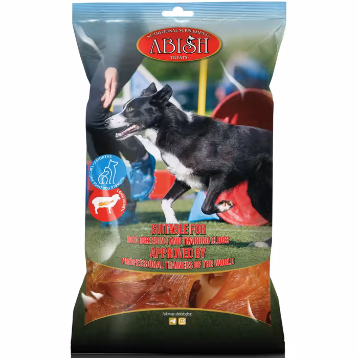 مکمل غذایی و تشویقی سگ و گربه ابیش کد 01 وزن 100 گرم مجموعه 10 عددی