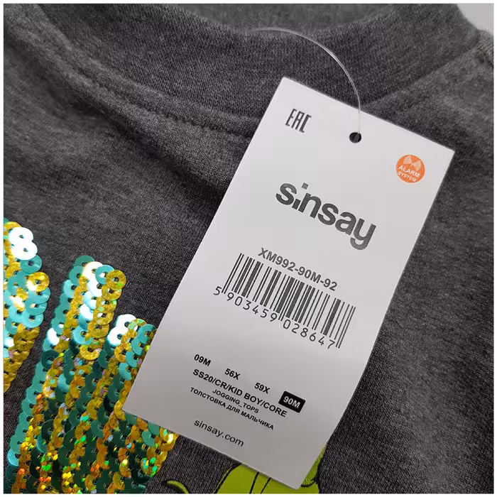 تی شرت آستین بلند بچگانه سین سی مدل l.k.560