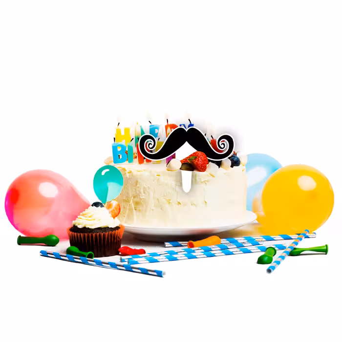   تاپر کیک طرح سیبیل کد R468