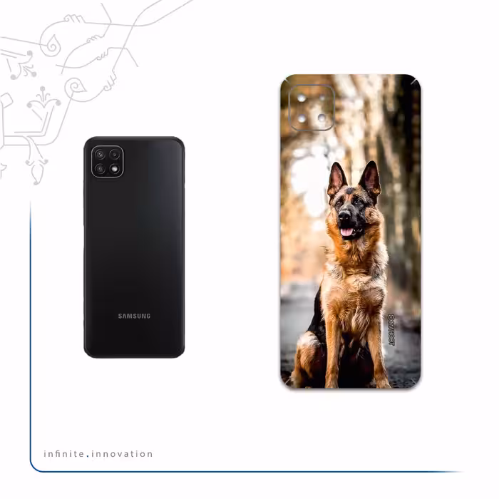 برچسب پوششی ماهوت مدل Dog-1 مناسب برای گوشی موبایل سامسونگ Galaxy A22 5G