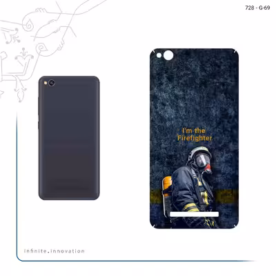 برچسب پوششی ماهوت مدل Firefighter مناسب برای گوشی موبایل شیائومی Redmi 4A
