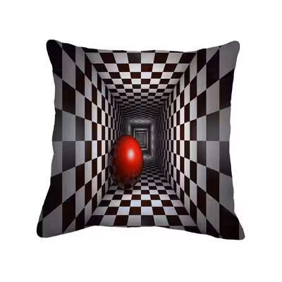 کاور کوسن طرح گوی قرمز کد 5358