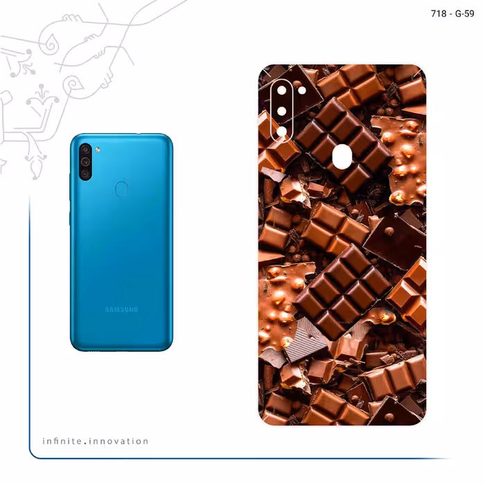 برچسب پوششی ماهوت مدل Chocolate مناسب برای گوشی موبایل سامسونگ Galaxy M11