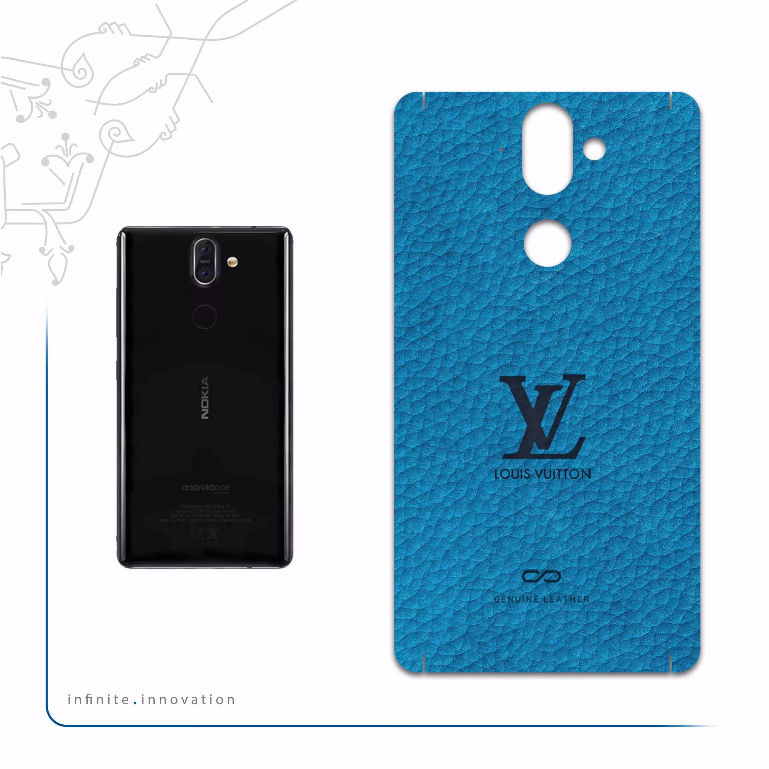 برچسب پوششی ماهوت مدل BL-LS_VTTN مناسب برای گوشی موبایل نوکیا 8 Sirocco