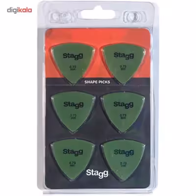 پیک گیتار استگ مدل SPELLIX6-0.73 بسته‌ شش عددی