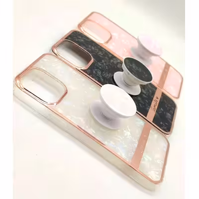 کاور لاین کینگ مدل کریستال یخی مناسب برای گوشی موبایل اپل IPhone 11  به همراه پایه نگهدارنده