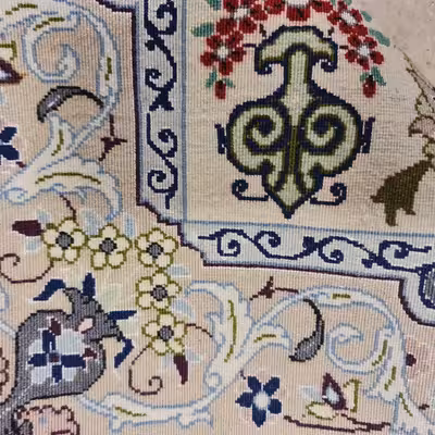 فرش دستبافت یک متری مدل اصفهان کد 1270