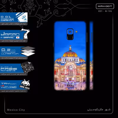 برچسب پوششی ماهوت مدل Mexico City-FullSkin مناسب برای گوشی موبایل سامسونگ Galaxy A8 2018