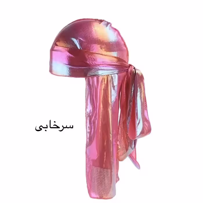 دستمال سر و گردن مدل دورگ ابریشم هولوگرامی