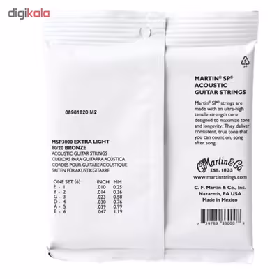 سیم گیتار اکوستیک مارتین مدل msp3000