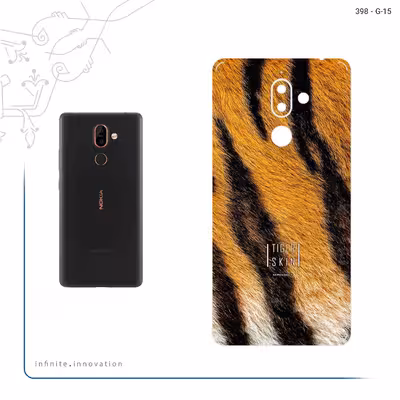 برچسب پوششی ماهوت مدل Tiger Skin مناسب برای گوشی موبایل نوکیا 7 Plus
