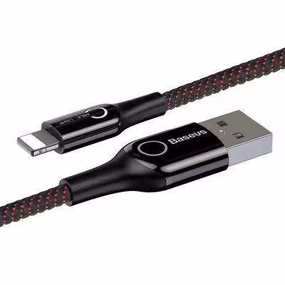 کابل تبدیل USB به لایتنینگ باسئوس مدل CD_01 C-SHAPED طول 1 متر