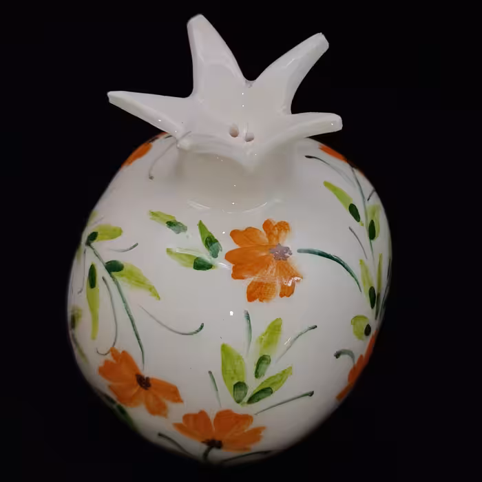  نمکدان سرامیکی هیوا مدل انار طرح پیچک کد 10910443