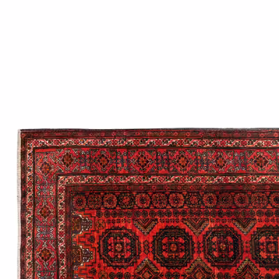 فرش دستبافت سه و نیم متری مدل نقشه بلوج کد 23.1361