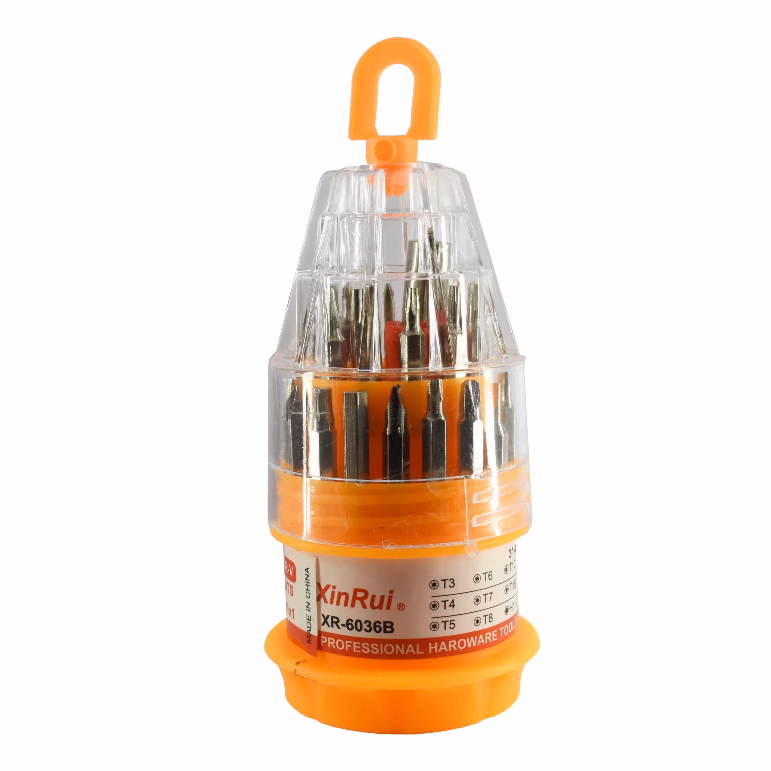 ست پیچ گوشتی شیشه ای گرد مدل XR-6036B