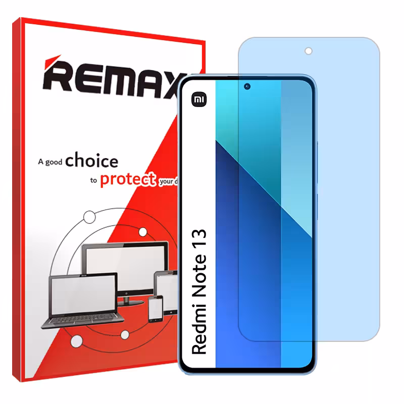 گلس شیائومی Redmi Note 13 4G مدل هیدروژلی آنتی بلو برند ریمکس کد S