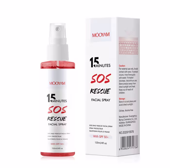 اسپری ضدآفتاب spf50 ضد التهاب و تسکین دهنده SOS مویام