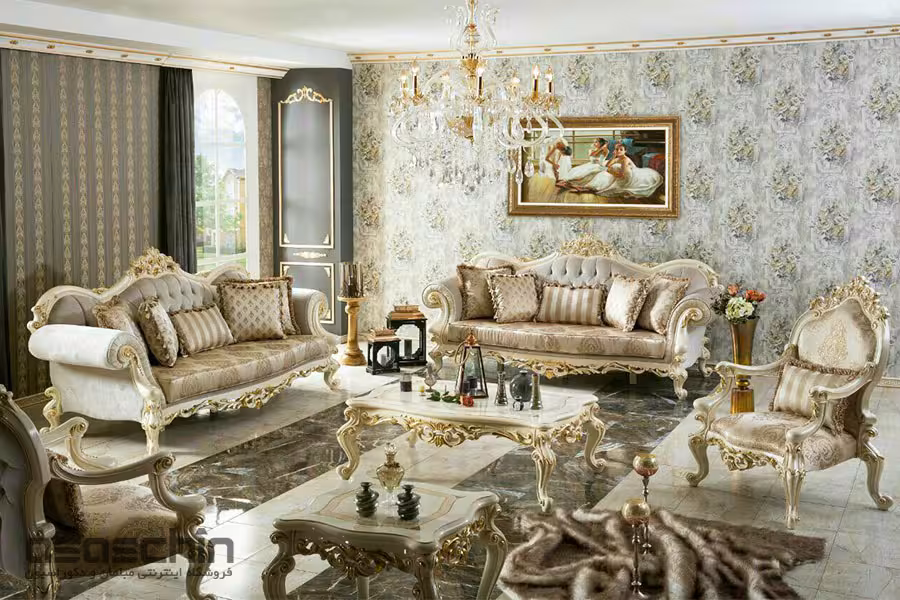 مبل استیل چراغان