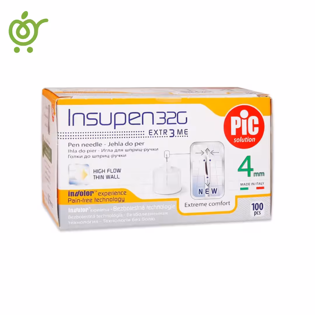 سرسوزن قلم انسولین پیک PIC 4mm | فروشگاه اینترنتی سیب 115
