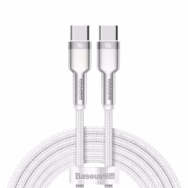 کابل تبدیل USB-C باسئوس مدل Cafule Series Metal Data Cable (100W) طول 1 متر