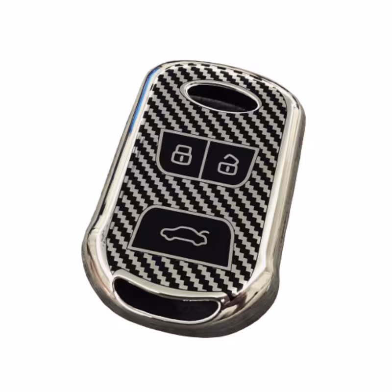 کاور ریموت و جا سوئیچی خودرو چیکال مدل K-617-CARBON مناسب برای چری تیگو 5