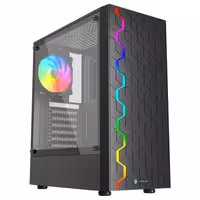 کیس کامپیوتر لاجی کی مدل C231B RGB