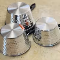 شیر جوش 3 تایی چکشی تک رنگ  ساخت ایران  جنس روحی ضخیم