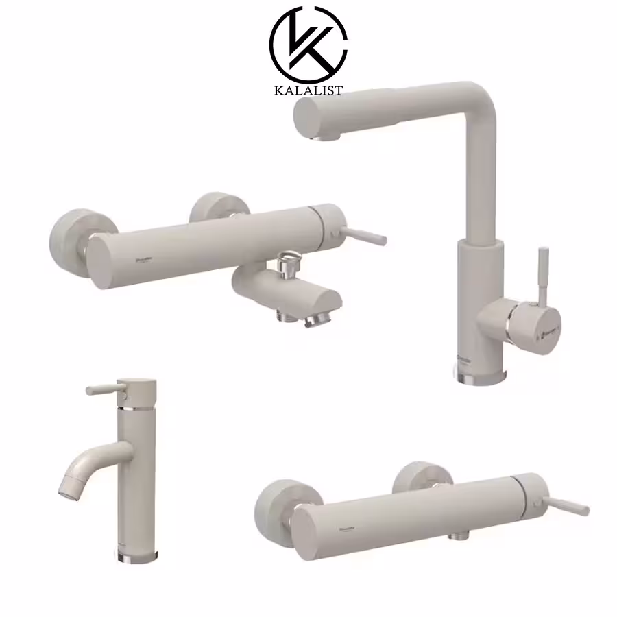 شیرآلات برند شودر مدل مارینو شیری کروم