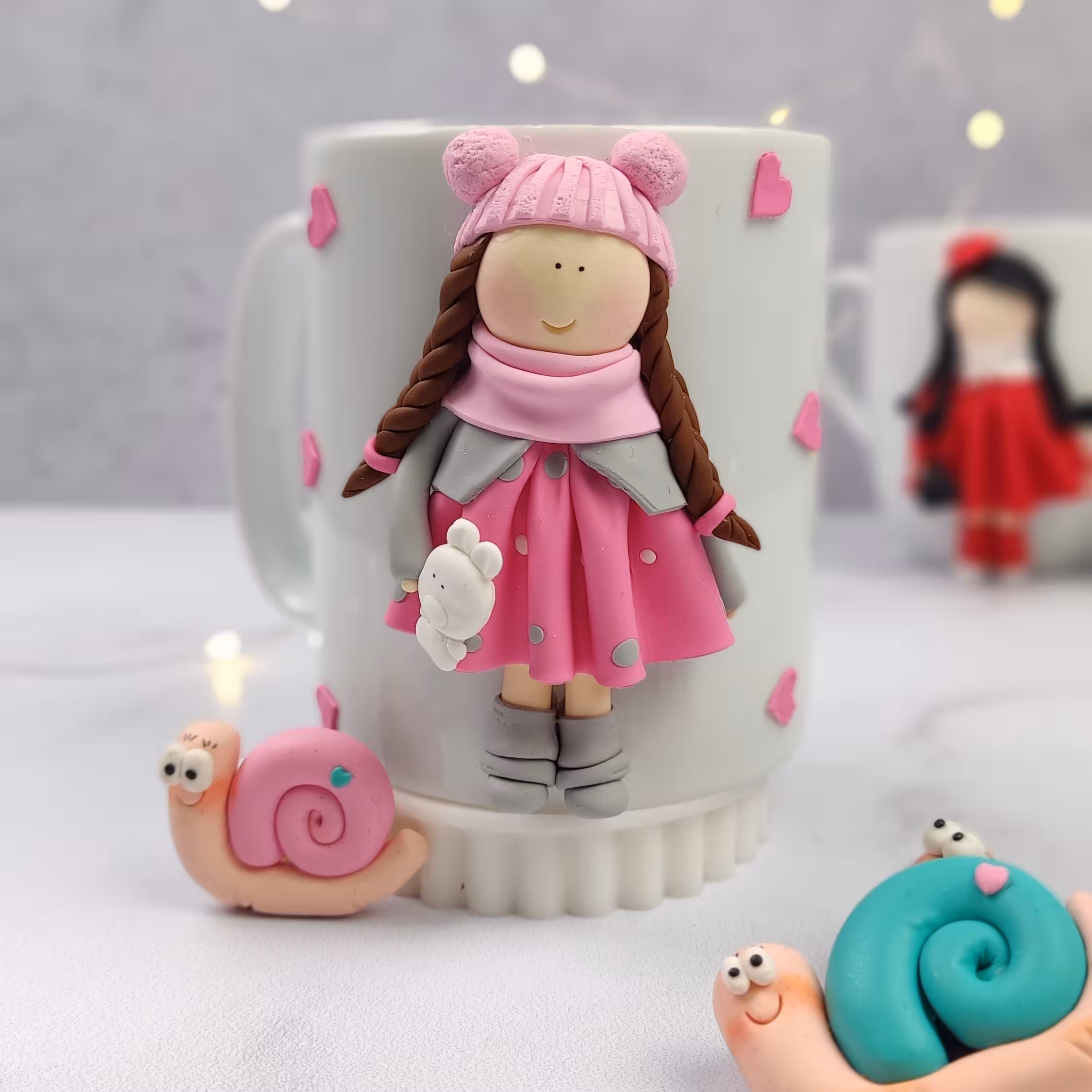 ماگ پیرهن صورتی فانتزی