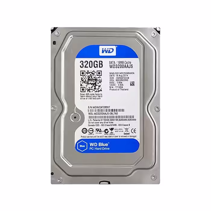 هارد اینترنال 320 گیگابایتی آبی وسترن
