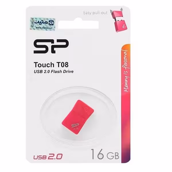 فلش مموری 16 گیگابایت سیلیکون پاور مدل SP TOUCH T08 سفید