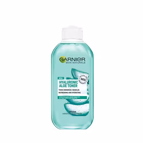 تونر گارنیر حاوی آلوئه ورا و هیالارونیک اسید آبرسان و مرطوب کننده حجم200میلGARNIER HYALURONIK ALOE